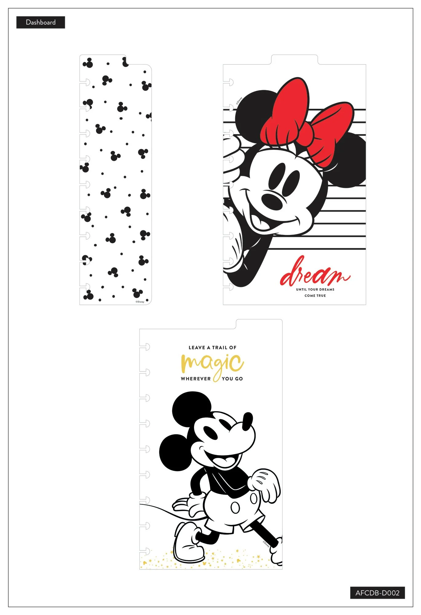 Mickey and Minnie Classic Dashboards - Dreams Come True 7 Mickey and Minnie Classic Dashboards - Dreams Come True