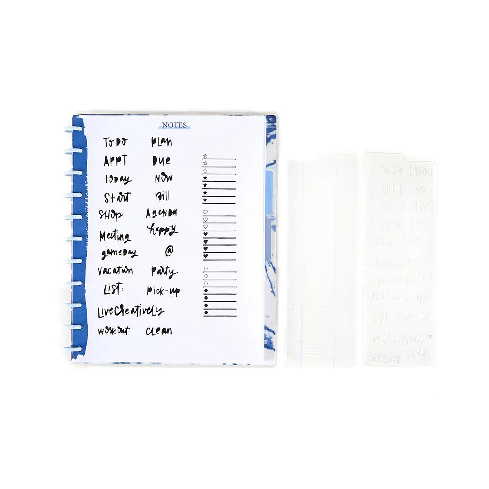 Snap In Stencil Bookmarks - 2 Pack