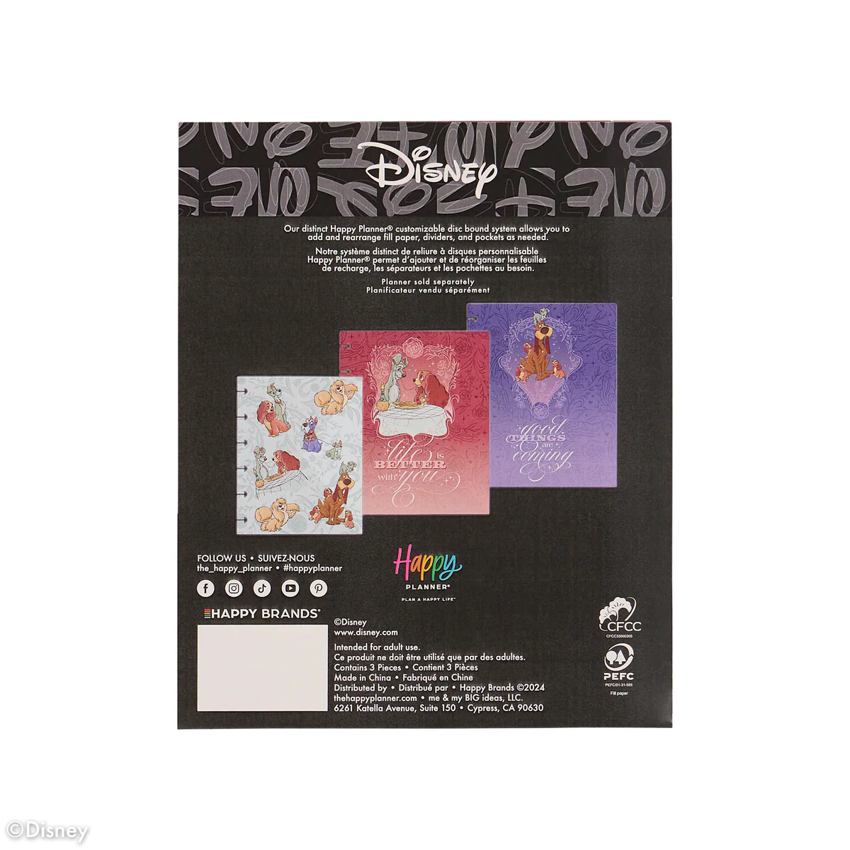 Disney Lady & The Tramp - Envelopes - 3 Pack 7 Disney Lady & The Tramp - Envelopes - 3 Pack