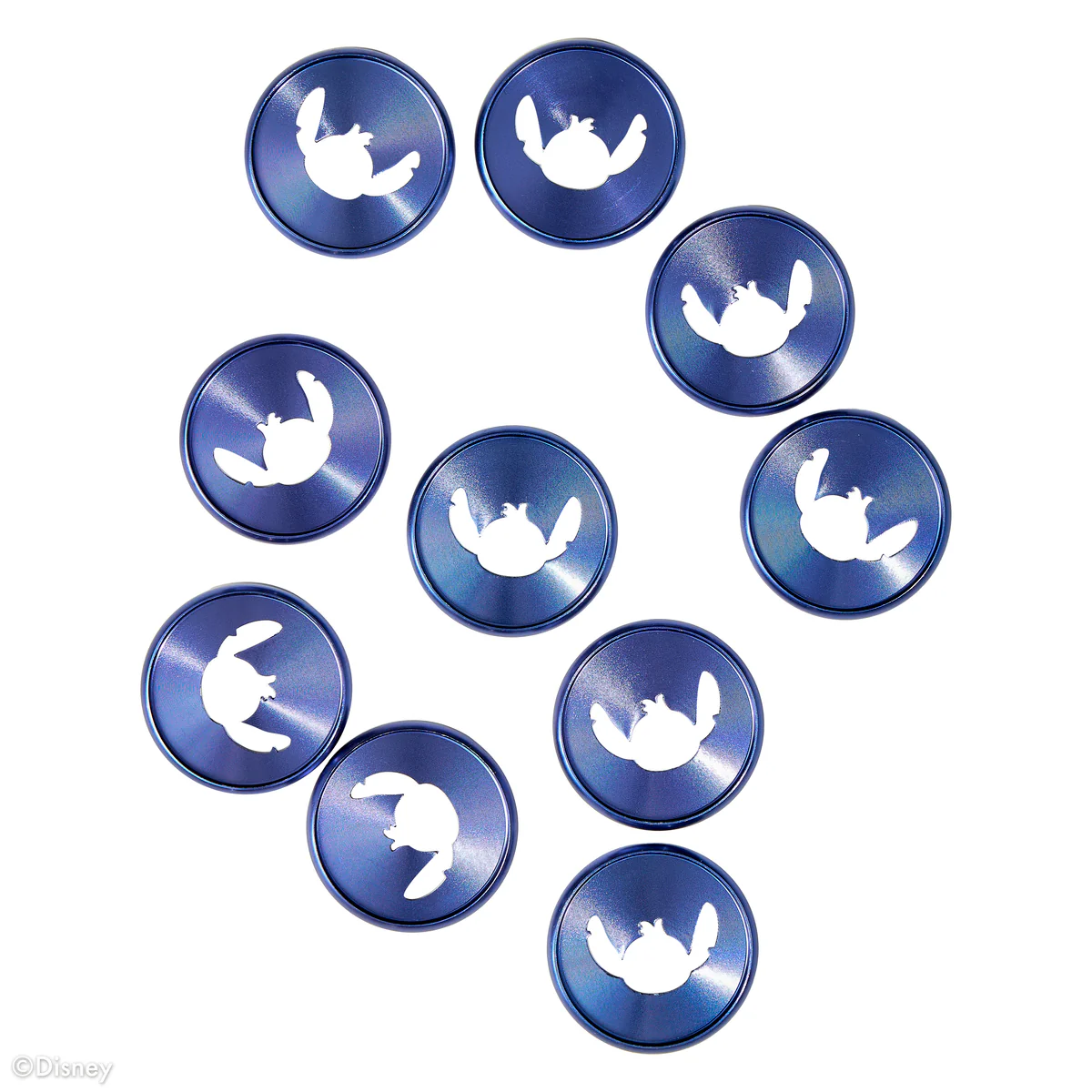 Disney Stitch Cutout - Medium Metal Disc Set 5 Disney Stitch Cutout - Medium Metal Disc Set