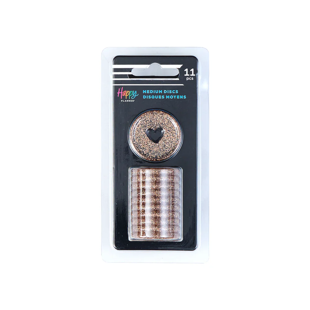 Chestnut Shimmer - Medium Plastic Disc Set 5 Chestnut Shimmer - Medium Plastic Disc Set