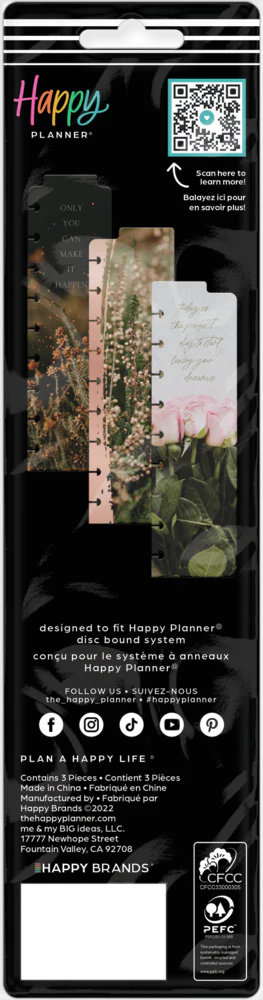 Moody Florals - Classic Bookmarks - 3 Pack 6 Moody Florals - Classic Bookmarks - 3 Pack
