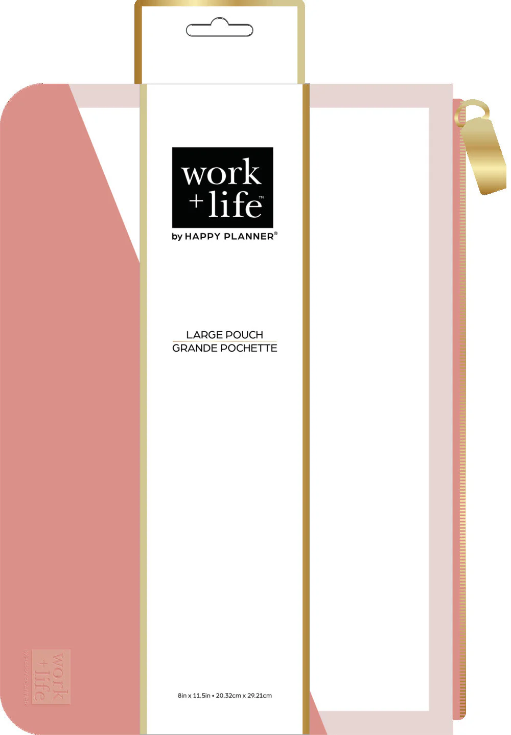 Work + Life Minimalist Pen Pouch - Pink 4 Work + Life Minimalist Pen Pouch - Pink