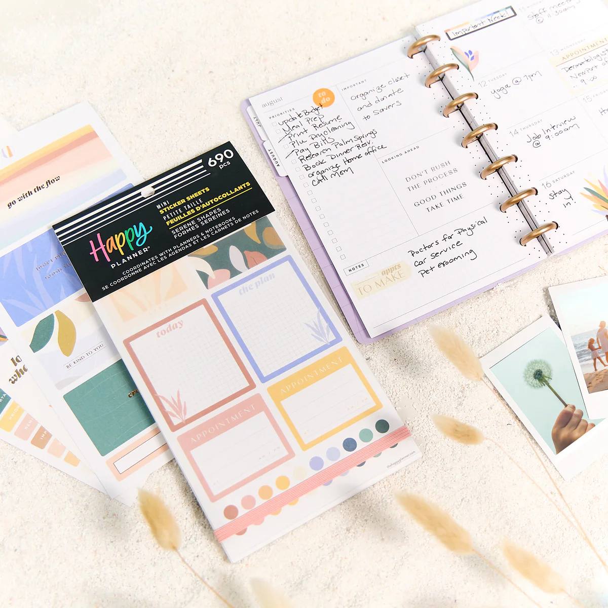 Serene Shapes - Value Pack Stickers - Mini 6 Serene Shapes - Value Pack Stickers - Mini