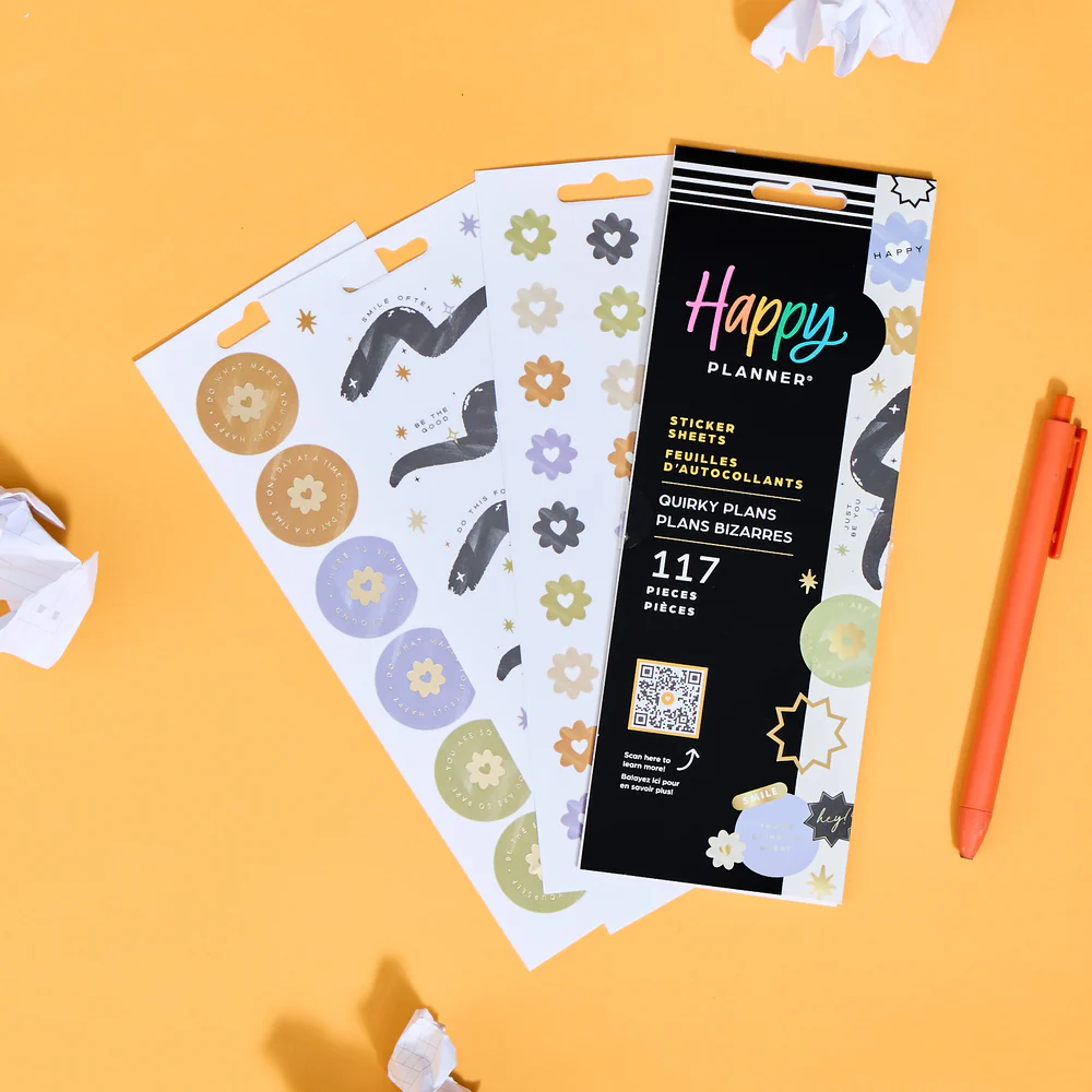 Quirky Plans Student - 8 Sticker Sheets 4 Quirky Plans Student - 8 Sticker Sheets