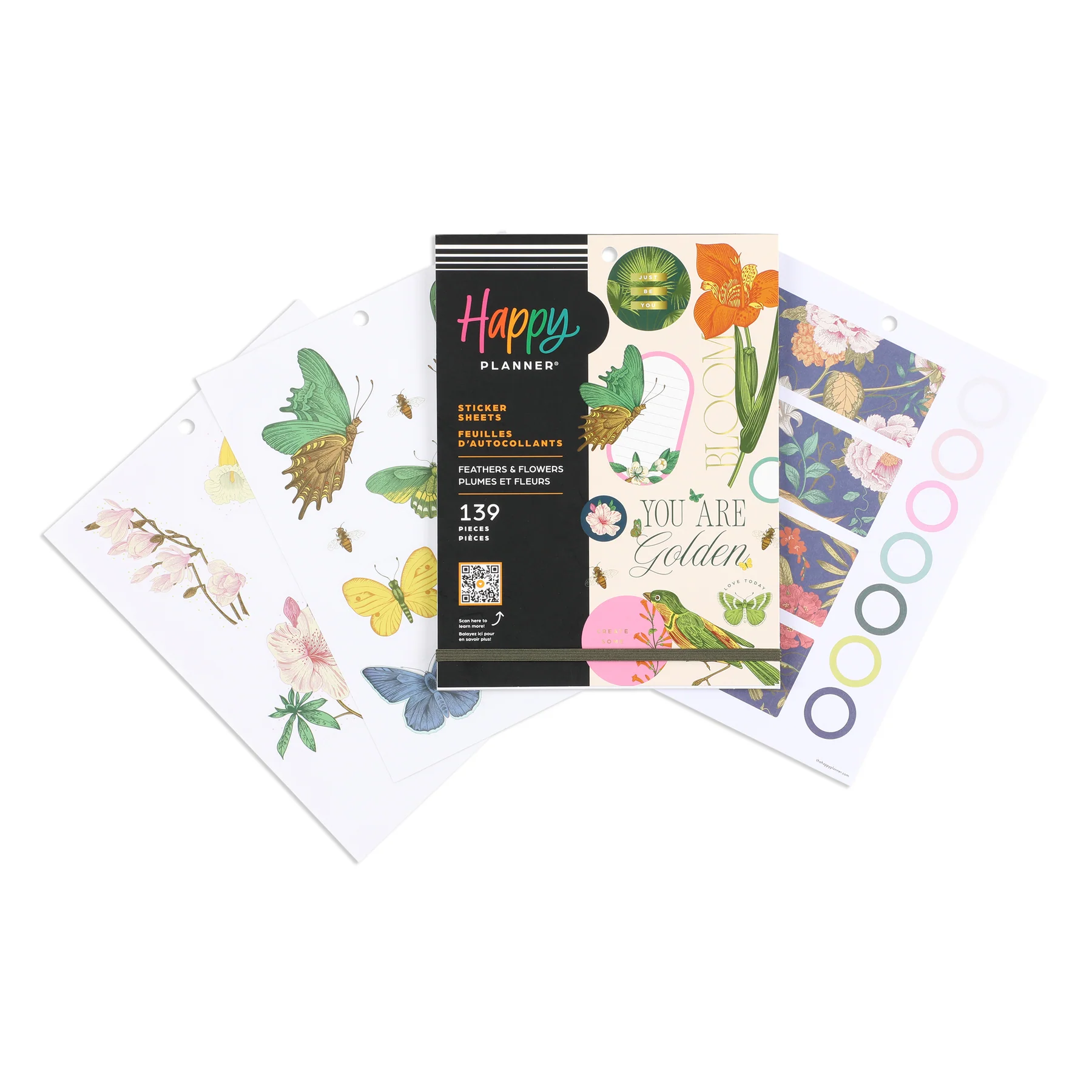 Feathers & Flowers - Large Value Pack Stickers 5 Feathers & Flowers - Large Value Pack Stickers