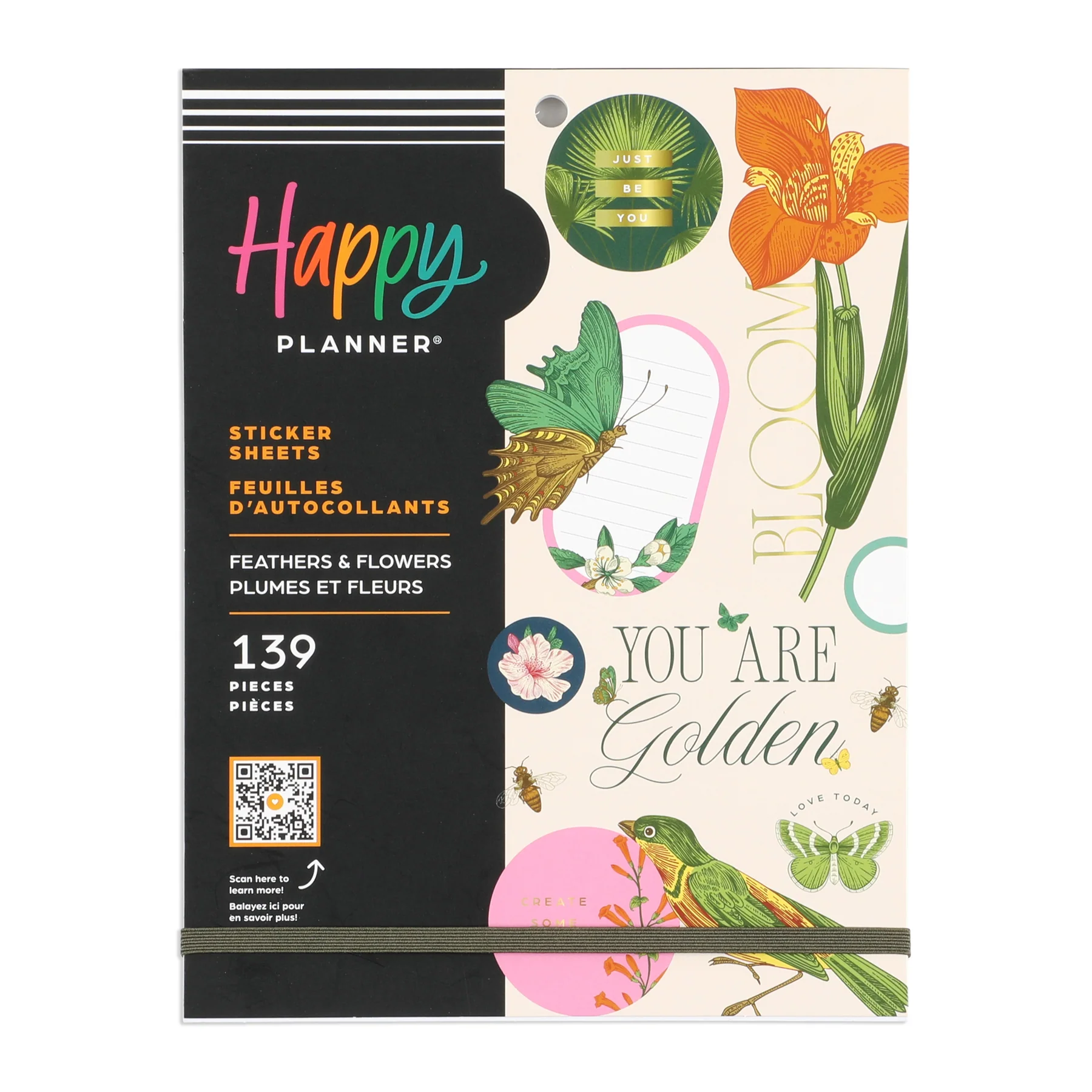 Feathers & Flowers - Large Value Pack Stickers 6 Feathers & Flowers - Large Value Pack Stickers