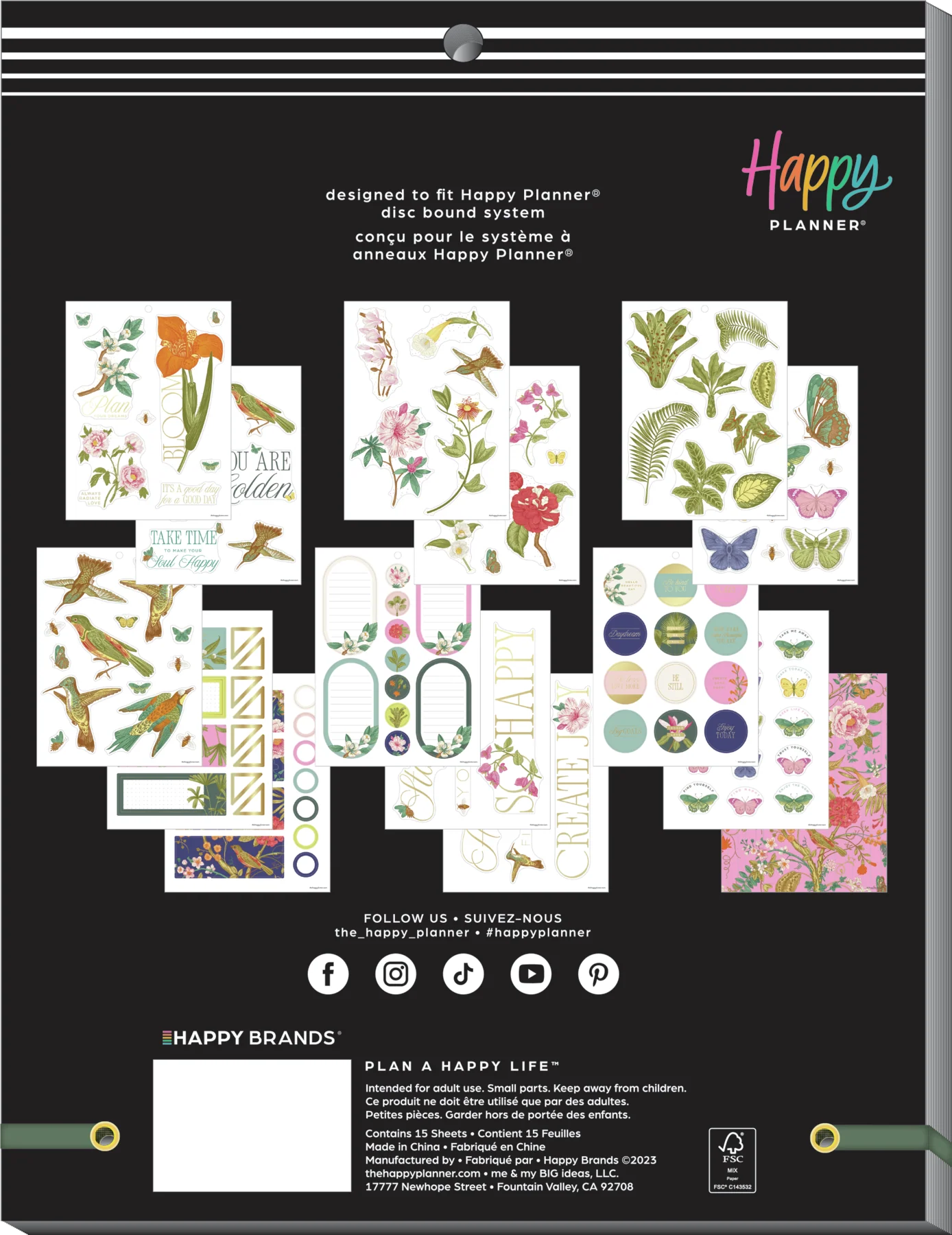 Feathers & Flowers - Large Value Pack Stickers 8 Feathers & Flowers - Large Value Pack Stickers