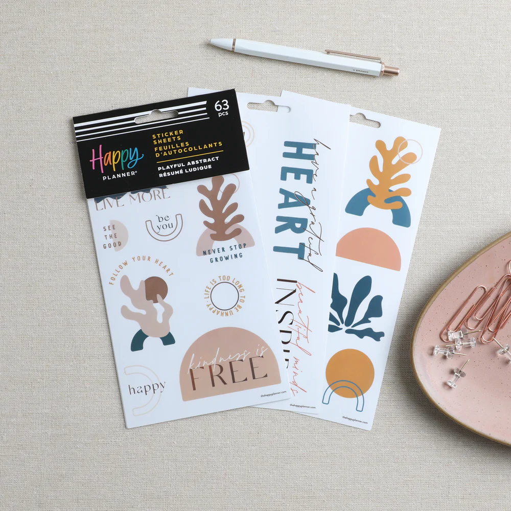 Playful Abstract - 5 Sticker Sheets 4 Playful Abstract - 5 Sticker Sheets