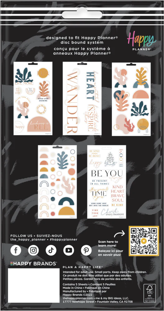 Playful Abstract - 5 Sticker Sheets 6 Playful Abstract - 5 Sticker Sheets