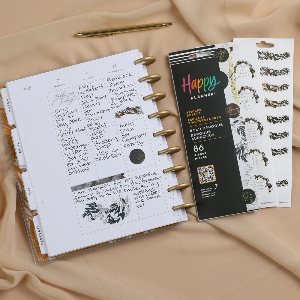 Bold Baroque - 8 Sticker Sheets