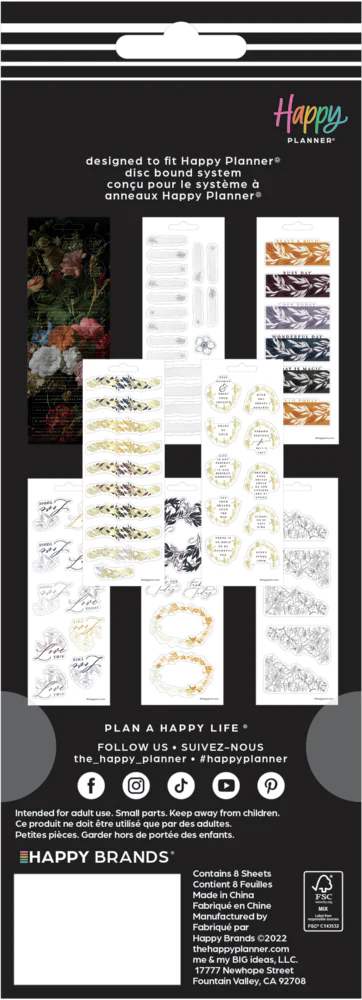 Bold Baroque - 8 Sticker Sheets 5 Bold Baroque - 8 Sticker Sheets