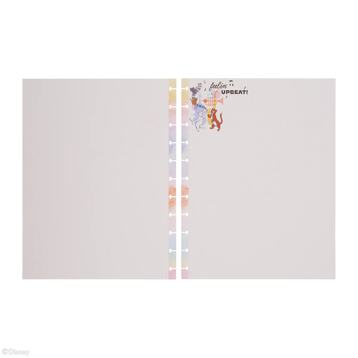 Disney The Aristocats - Dot Grid + Dotted Lined Big Filler Paper - 40 Sheets