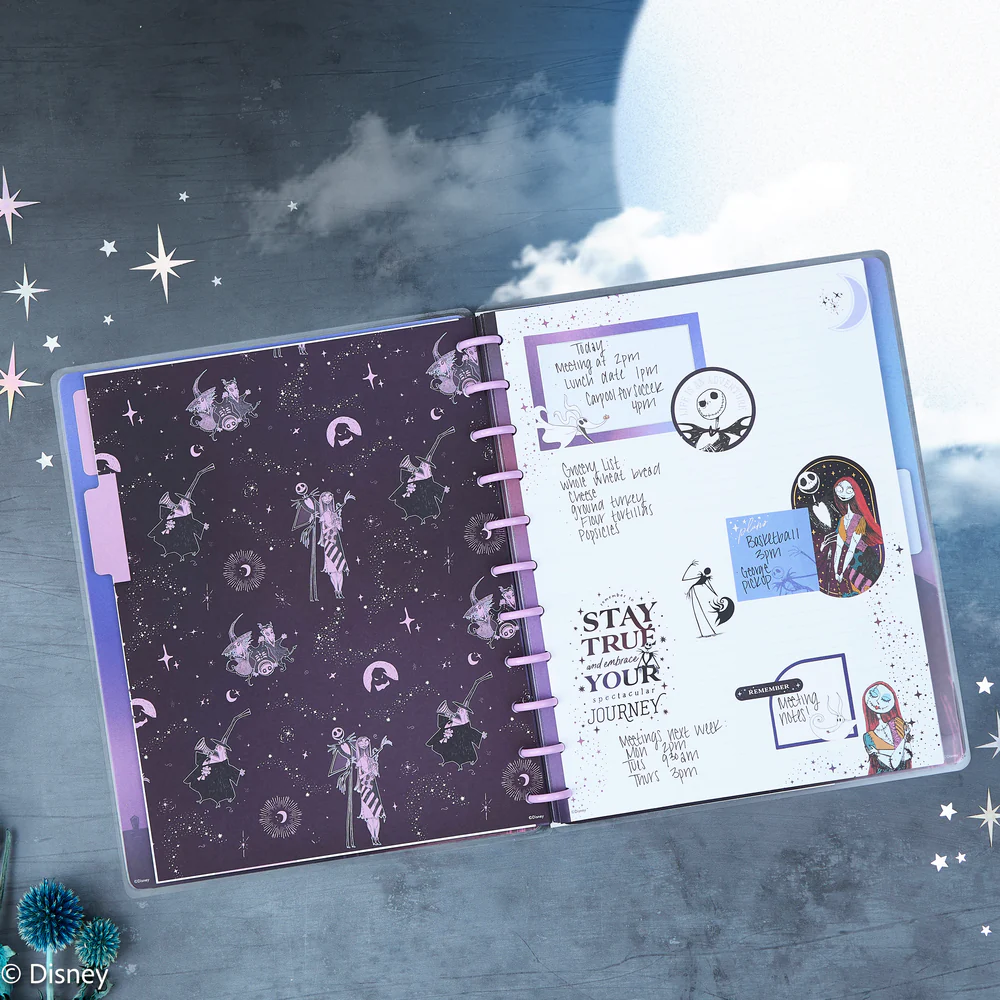 Disney Tim Burton's The Nightmare Before Christmas Celestial - Dotted Lined Big Notebook - 60 Sheets 3 Disney Tim Burton's The Nightmare Before Christmas Celestial - Dotted Lined Big Notebook - 60 Sheets