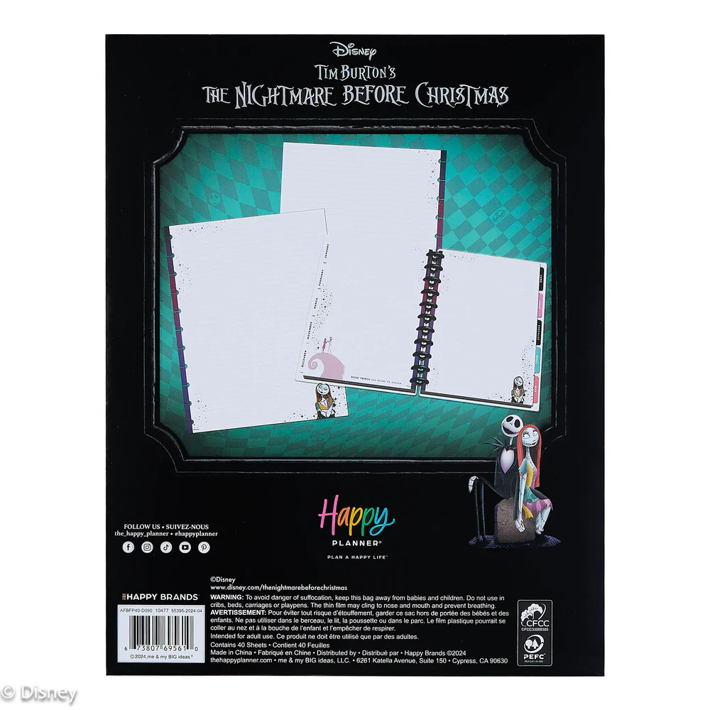 Disney Tim Burton's The Nightmare Before Christmas Celestial - Dotted Lined Big Filler Paper - 40 Sheets 5 Disney Tim Burton's The Nightmare Before Christmas Celestial - Dotted Lined Big Filler Paper - 40 Sheets