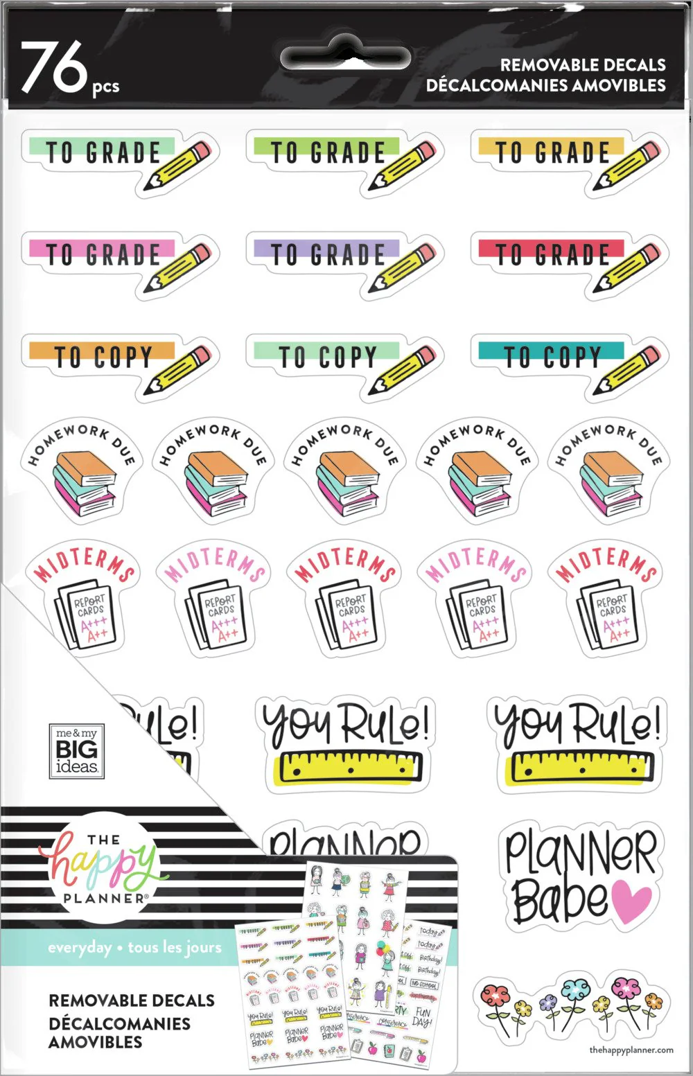Stick Girl Dry Erase Removable Decals