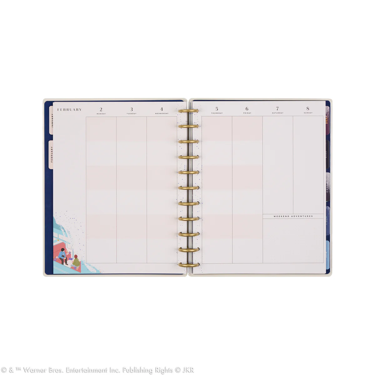 2026 Harry Potter Enchanted Grounds Customizable Planner - Big Color Block Layout - 12 Months 16 2026 Harry Potter Enchanted Grounds Customizable Planner - Big Color Block Layout - 12 Months