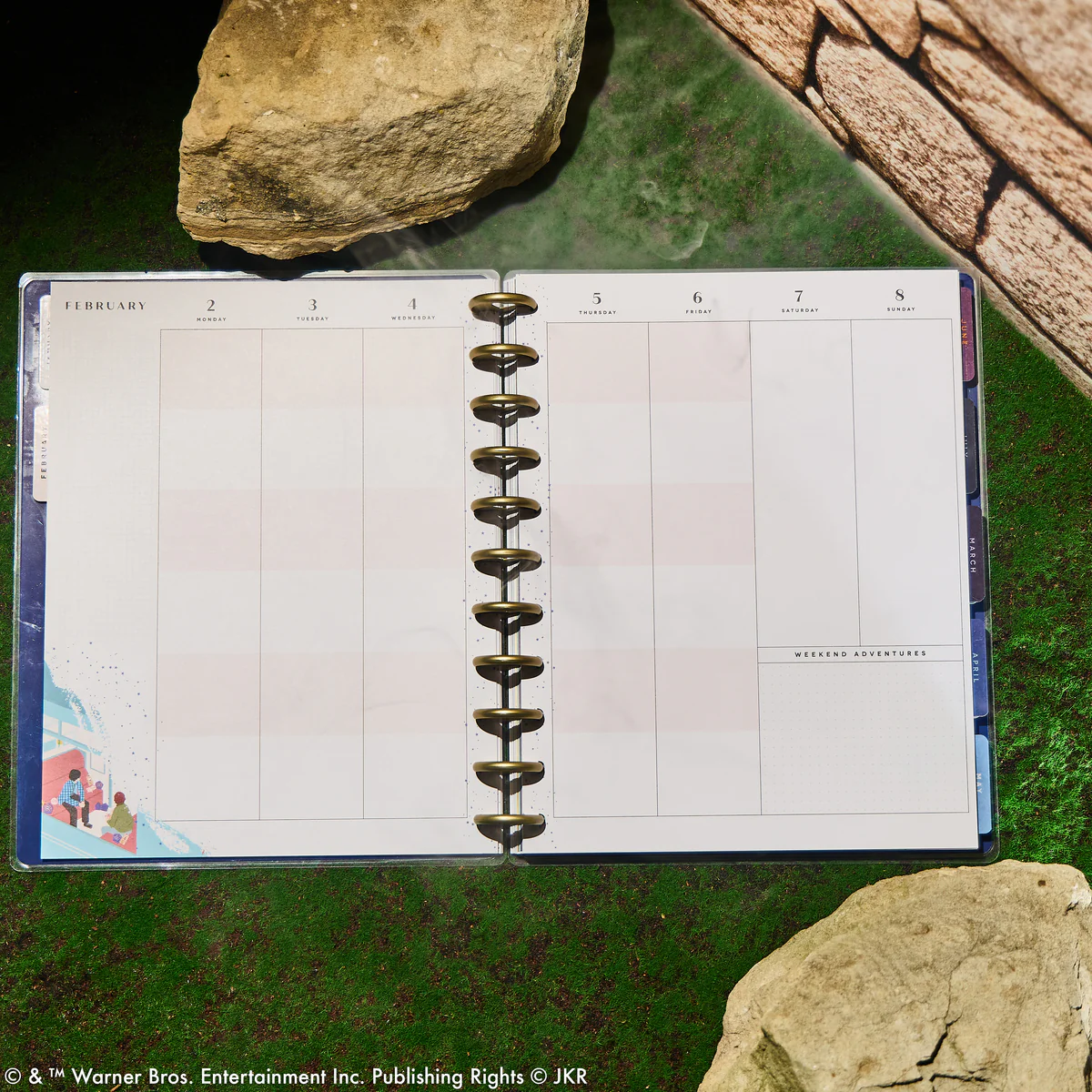 2026 Harry Potter Enchanted Grounds Customizable Planner - Big Color Block Layout - 12 Months 6 2026 Harry Potter Enchanted Grounds Customizable Planner - Big Color Block Layout - 12 Months