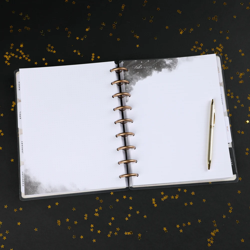Celestial Elegance - Dotted Lined Classic Filler Paper - 40 Sheets