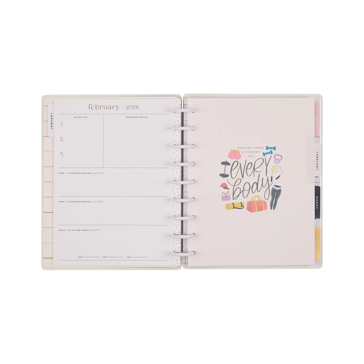 2026 Fitness Icons Customizable Fitness Planner - Classic Fitness Layout - 12 Months 13 2026 Fitness Icons Customizable Fitness Planner - Classic Fitness Layout - 12 Months