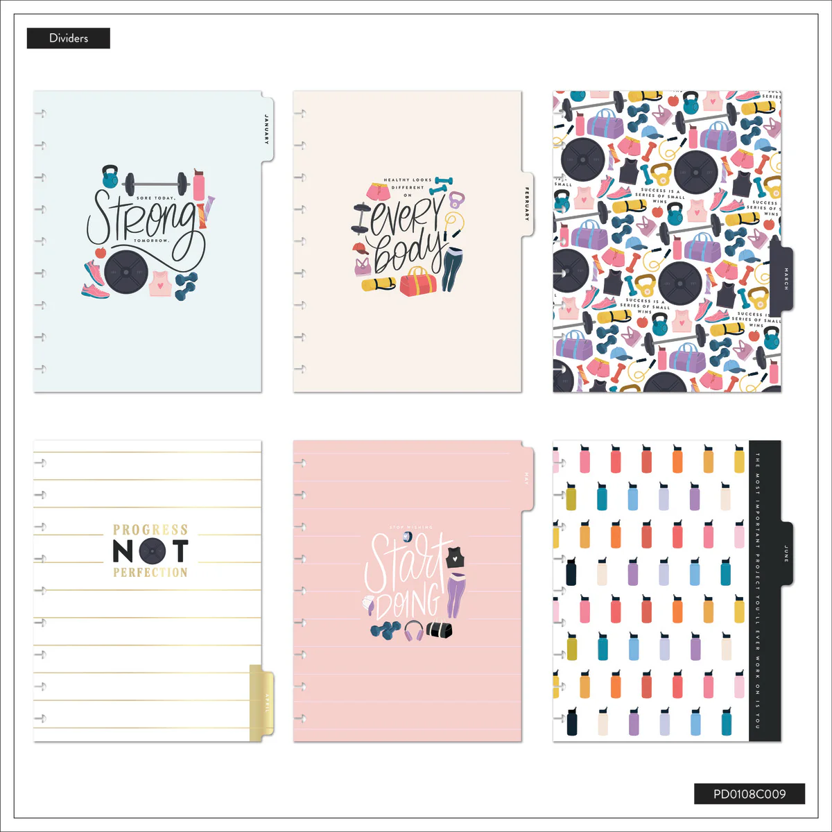 2026 Fitness Icons Customizable Fitness Planner - Classic Fitness Layout - 12 Months 16 2026 Fitness Icons Customizable Fitness Planner - Classic Fitness Layout - 12 Months