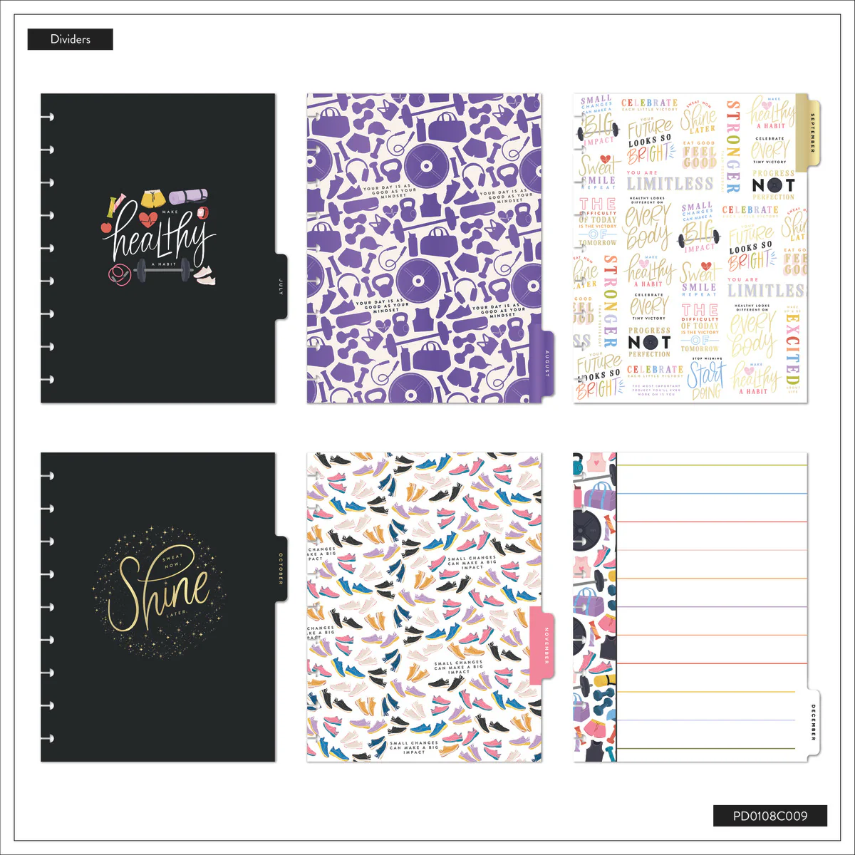 2026 Fitness Icons Customizable Fitness Planner - Classic Fitness Layout - 12 Months 17 2026 Fitness Icons Customizable Fitness Planner - Classic Fitness Layout - 12 Months