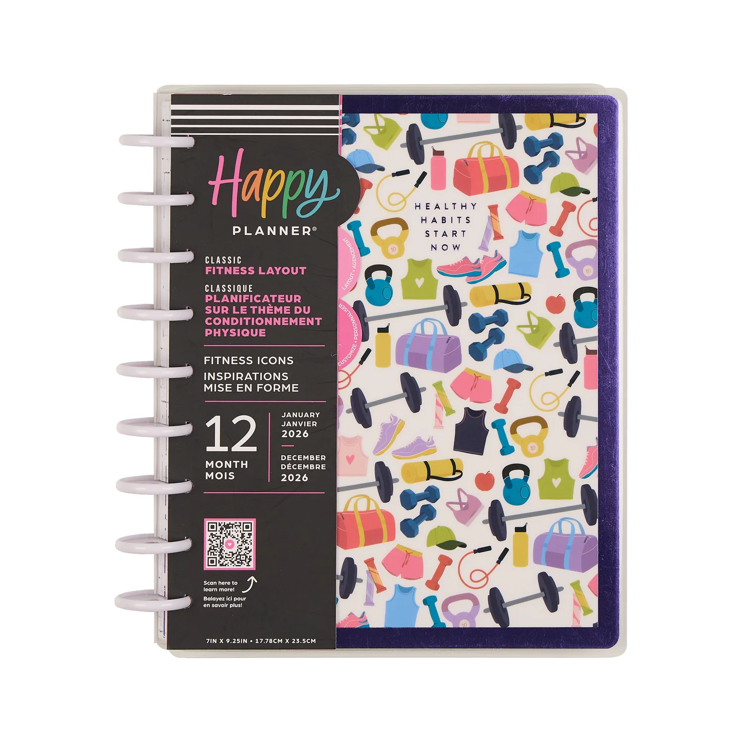 2026 Fitness Icons Customizable Fitness Planner - Classic Fitness Layout - 12 Months 19 2026 Fitness Icons Customizable Fitness Planner - Classic Fitness Layout - 12 Months
