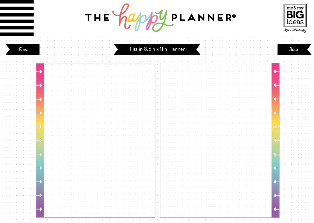 Rainbow Dot Grid Fill Paper - BIG 2 Rainbow Dot Grid Fill Paper - BIG