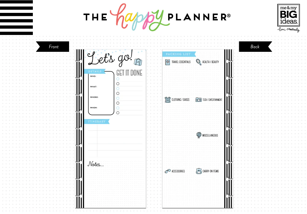 Travel - Half Sheet - Classic