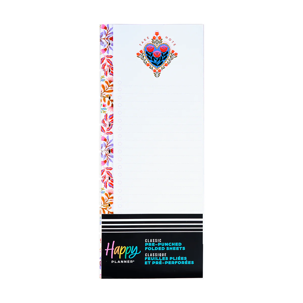 Folk & Flora - Dotted Lined + Dashboard Classic Folded Filler Paper - 40 Sheets 3 Folk & Flora - Dotted Lined + Dashboard Classic Folded Filler Paper - 40 Sheets