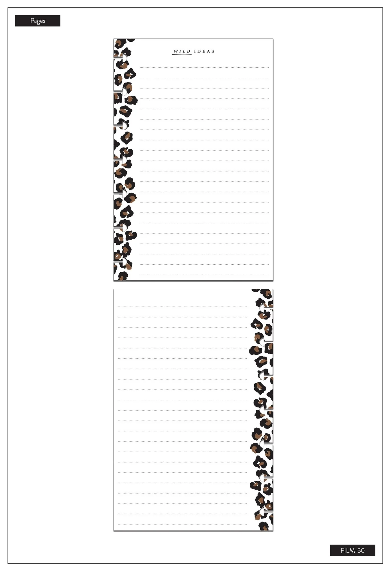 Mini Filler Paper - Leopard
