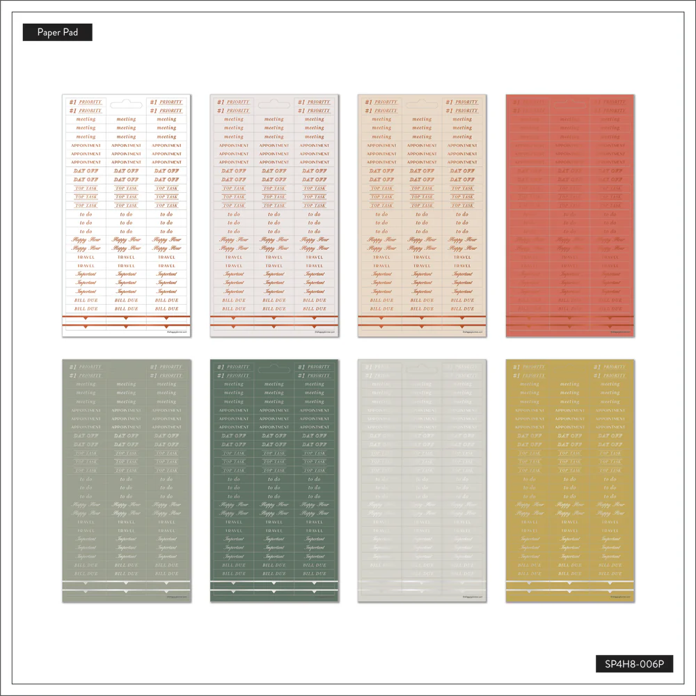 Work + Life Ivy & Rose - 8 Sticker Sheets 4 Work + Life Ivy & Rose - 8 Sticker Sheets