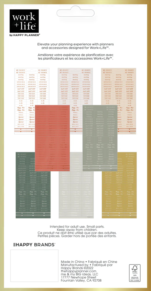 Work + Life Ivy & Rose - 8 Sticker Sheets 5 Work + Life Ivy & Rose - 8 Sticker Sheets