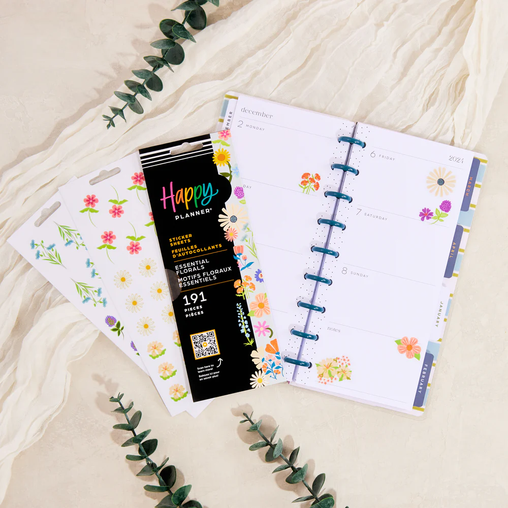 Essential Florals - 8 Sheets