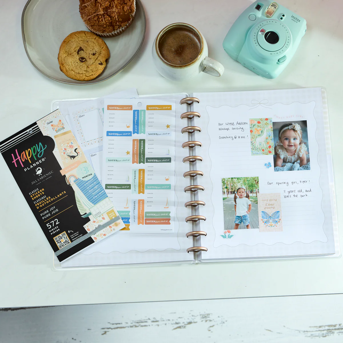 Pure Joy Baby - Big Happy Memory Keeping Photo Journal - 80 Sheets 4 Pure Joy Baby - Big Happy Memory Keeping Photo Journal - 80 Sheets