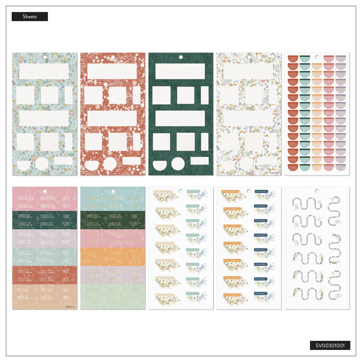 Spring Fields - Value Pack Sticker - Mini 8 Spring Fields - Value Pack Sticker - Mini