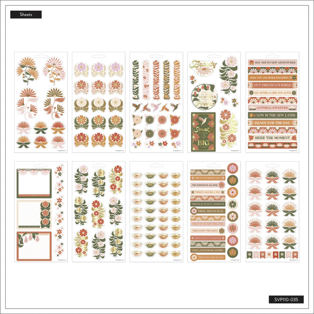Desert Rose - 10 Sticker Sheets 5 Desert Rose - 10 Sticker Sheets