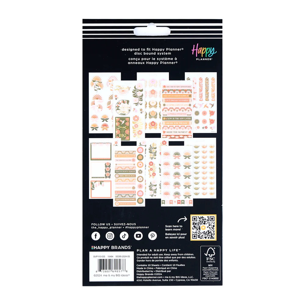 Desert Rose - 10 Sticker Sheets 6 Desert Rose - 10 Sticker Sheets