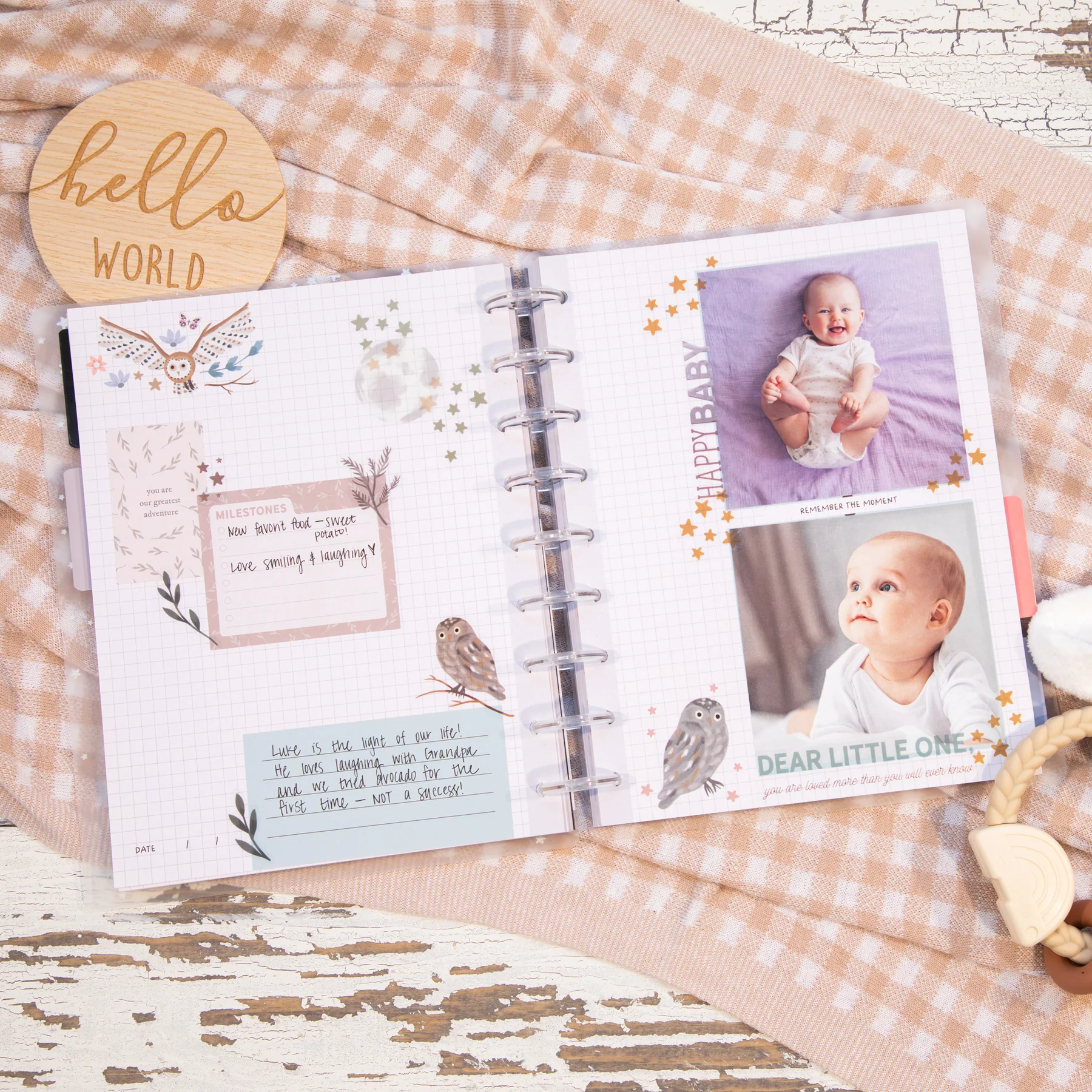Little Love Baby - Classic Happy Memory Keeping Photo Journal - 80 Sheets