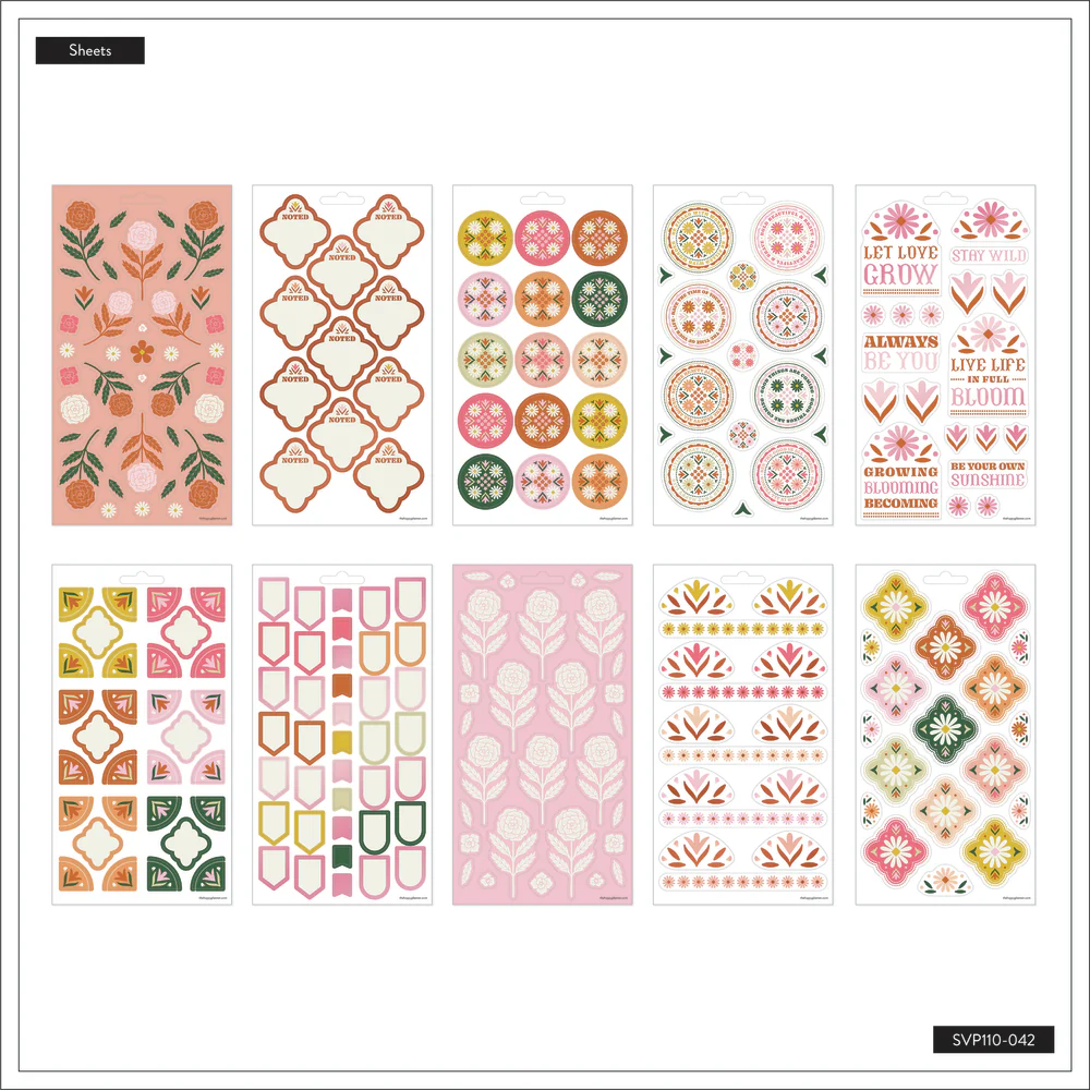 Western Wildflower - 10 Sticker Sheets 4 Western Wildflower - 10 Sticker Sheets