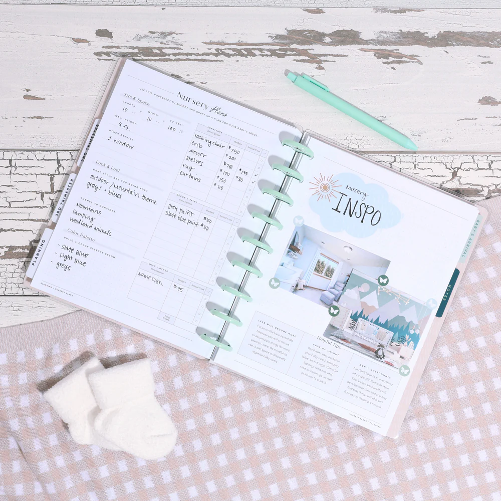 Undated Butterflies and Blooms Pregnancy Happy Planner - Classic Pregnancy Layout - 9 Months 7 Undated Butterflies and Blooms Pregnancy Happy Planner - Classic Pregnancy Layout - 9 Months