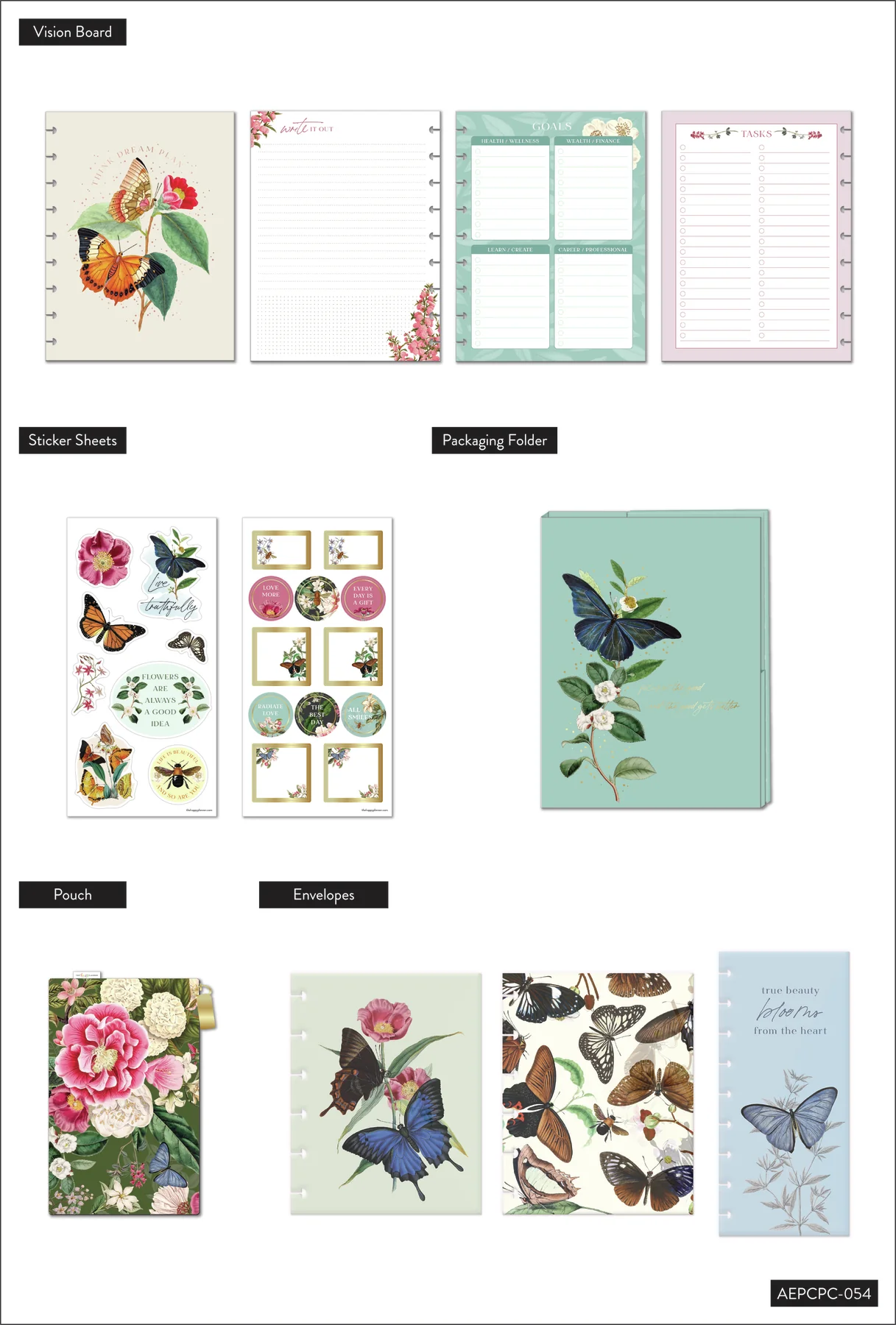 Butterflies & Blooms - Classic Planner Companion 7 Butterflies & Blooms - Classic Planner Companion