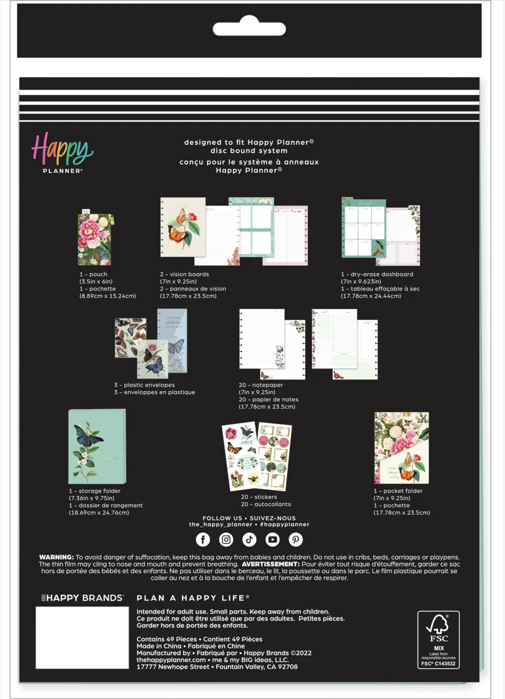 Butterflies & Blooms - Classic Planner Companion 8 Butterflies & Blooms - Classic Planner Companion