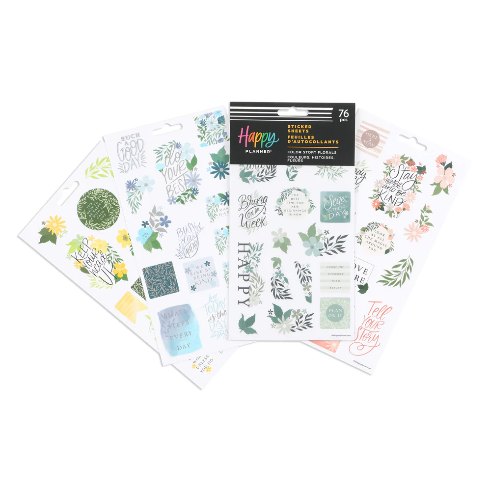 Floral Color Story - 5 Sticker Sheets
