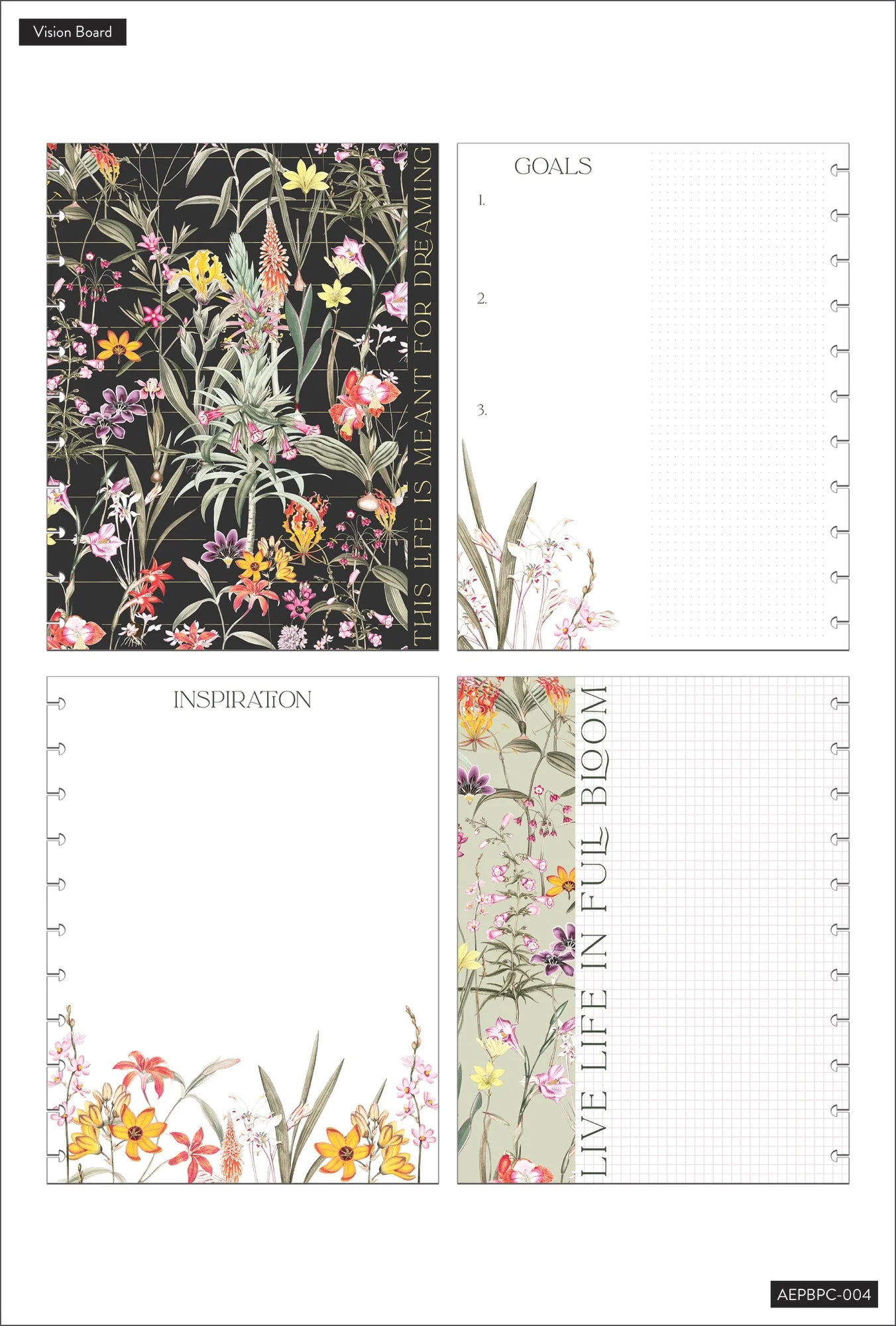 Fresh Botanicals Big Planner Companion 8 Fresh Botanicals Big Planner Companion