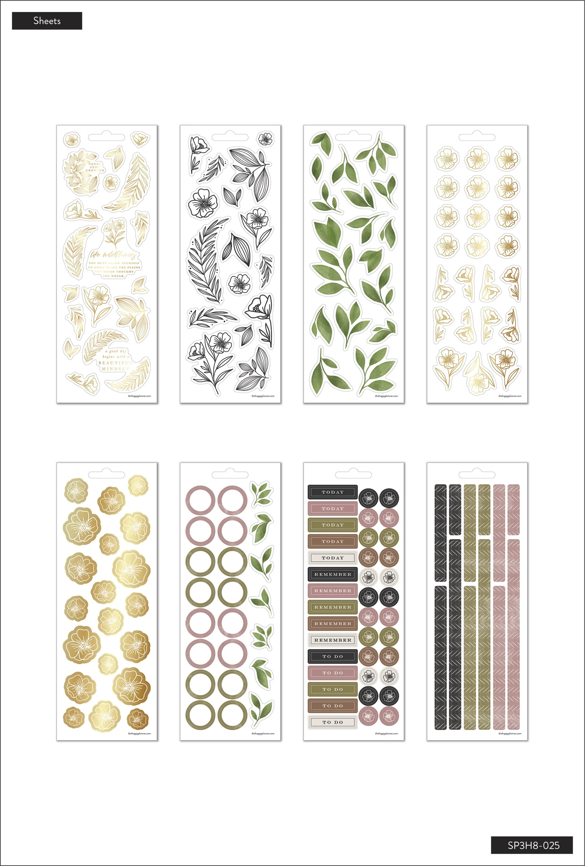 Heartland - 8 Sticker Sheets