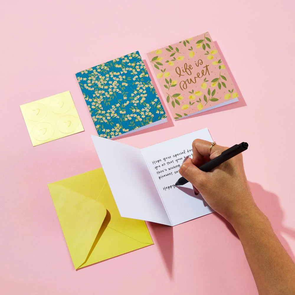 Happy Planner x Marabou Design Sweet Florals Note Cards