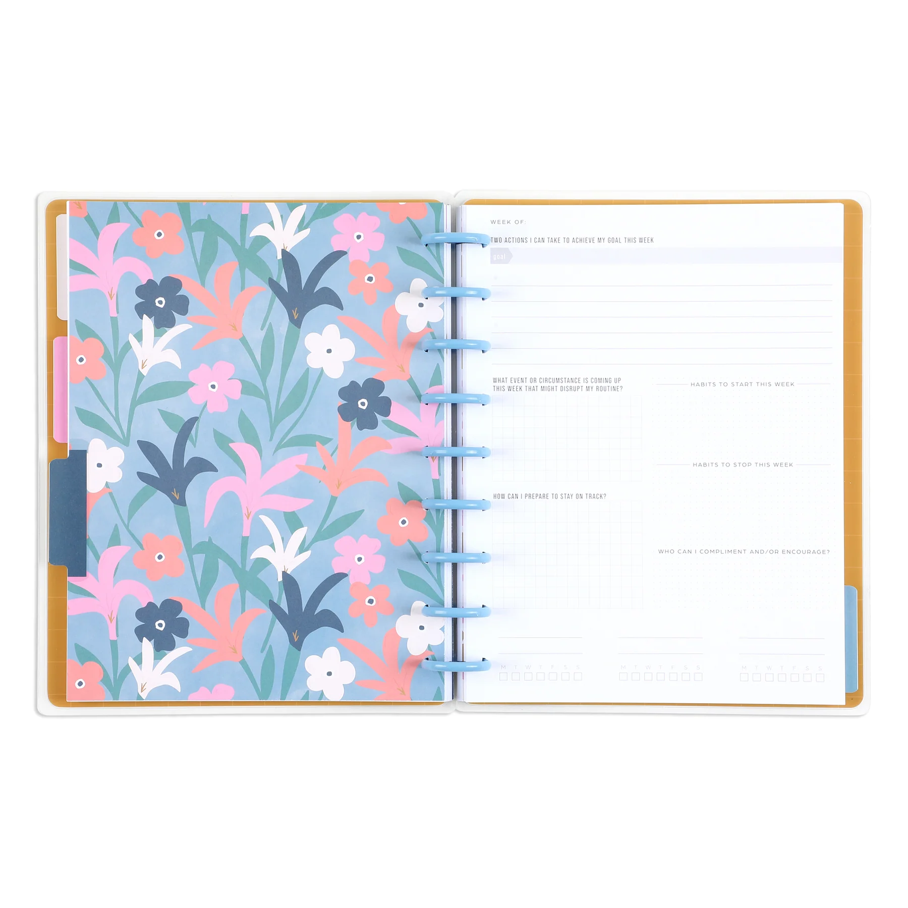 Bold Tiles - Classic Guided Fitness Journal - 80 Sheets 6 Bold Tiles - Classic Guided Fitness Journal - 80 Sheets