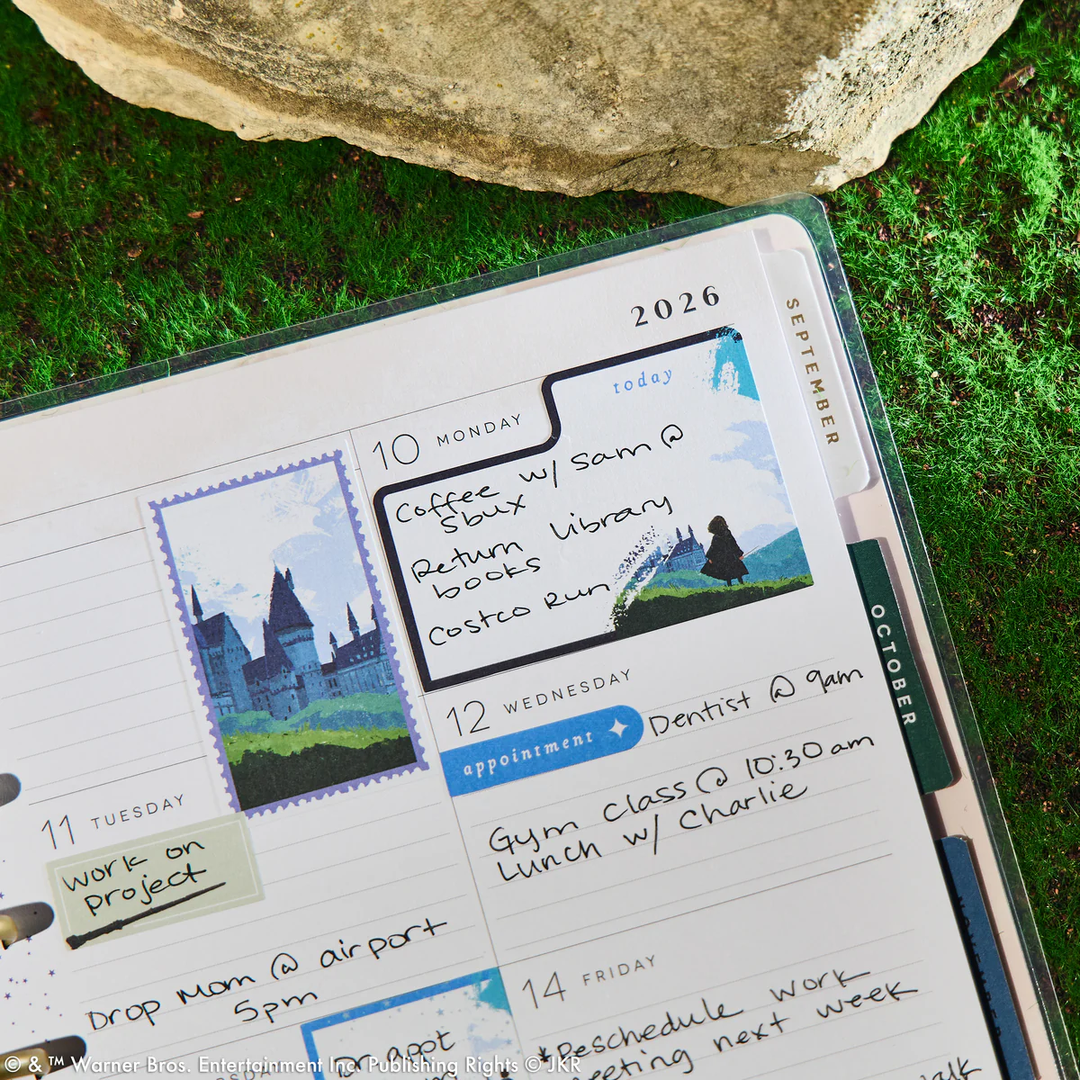 2026 Harry Potter Enchanted Grounds Customizable Planner - Classic Dashboard Layout - 12 Months 6 2026 Harry Potter Enchanted Grounds Customizable Planner - Classic Dashboard Layout - 12 Months