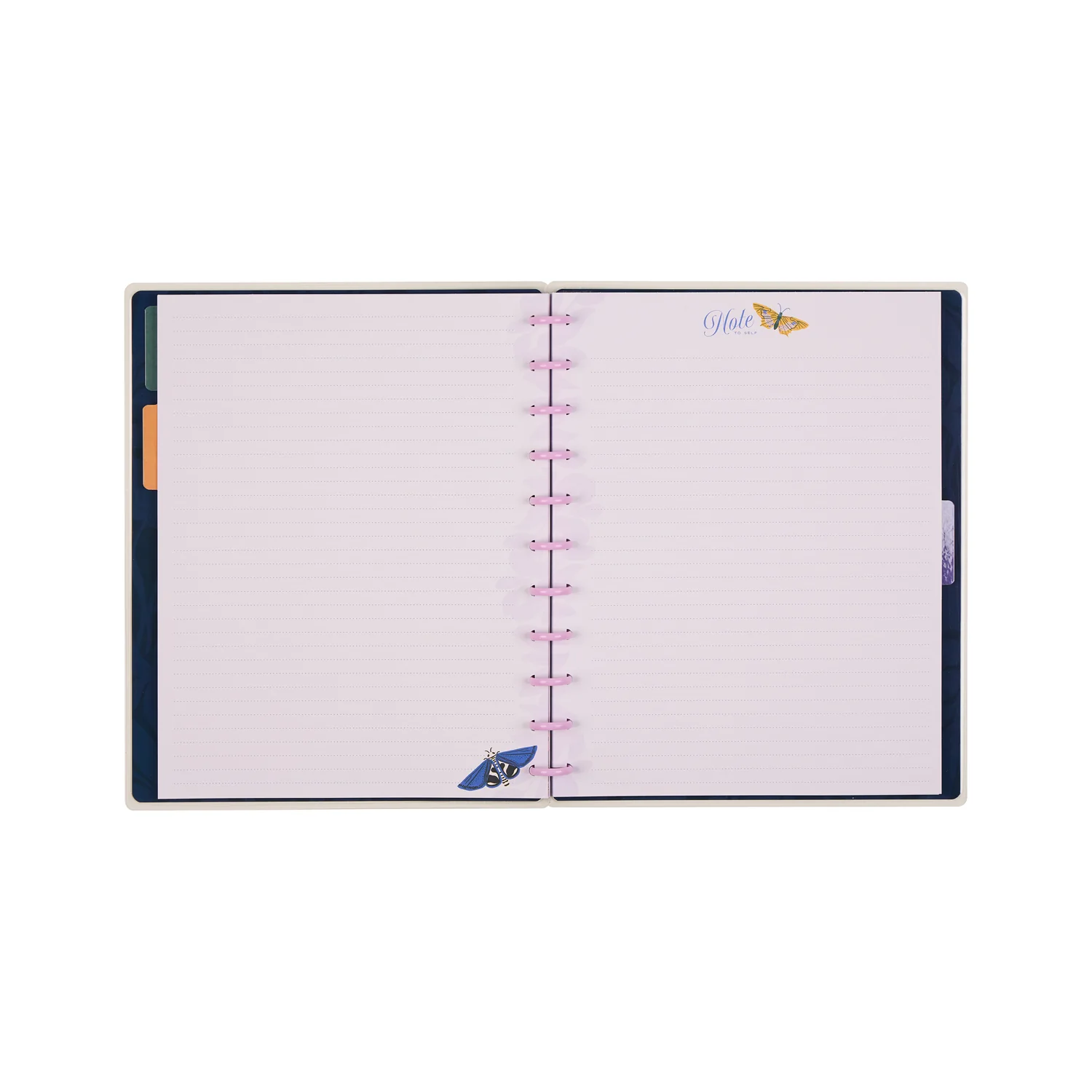 Butterfly Botanics - Dotted Lined Big Notebook - 60 Sheets 10 Butterfly Botanics - Dotted Lined Big Notebook - 60 Sheets